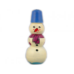 Новый Год и Рождество елочная игрушка Снеговик