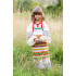 Русский народный детский костюм ФАРТУКИ разноцветный , 95 см
