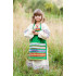 Русский народный детский костюм ФАРТУКИ зеленый, 95 см