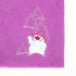 Килт женский, 80х150+-2 см, цвет сиреневый, вышивка Снеговик, махра 300г/м², 100 % хлопок