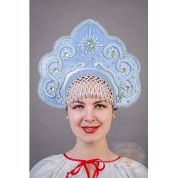 Русский народный костюм КОКОШНИКИ Кокошник Елизавета Лиз 00-03-00, 16 см