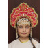 Русский народный костюм КОКОШНИКИ Кокошник Лариса ЛАР-03-10-02, 12,5 см