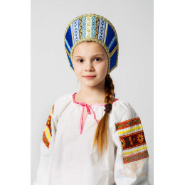 Русский народный костюм КОКОШНИКИ Кокошник Марья МИС-00-02-00, Высота 11 см