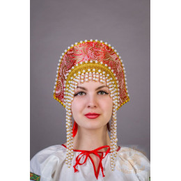 Русский народный костюм КОКОШНИКИ Кокошник Ольга Олг 00-01-00, 12