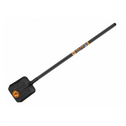 Лопата совковая с рёбра жесткости, L = 160 см, удлинённый деревянный черенок