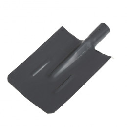Лопата штыковая, прямоугольная, тулейка 40 мм, без черенка, цвет МИКС