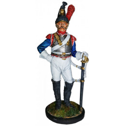 Солдатик оловянный Наполеоновские войны Кирасир 3-го кирасирского полка. Франция, 1812 г.