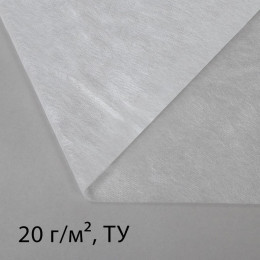Материал укрывной, 2.1 × 10 м, плотность 20, белый, с УФ - стабилизатором, Greengo, Эконом 20%
