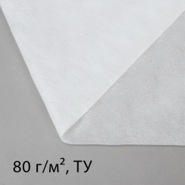 Материал укрывной, 10 × 3,2 м, плотность 80 г/м², с УФ - стабилизатором, белый, Greengo, Эконом 20%