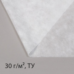 Материал укрывной, 5 × 1,6 м, плотность 30, с УФ-стабилизатором, белый, Greengo, Эконом 20%