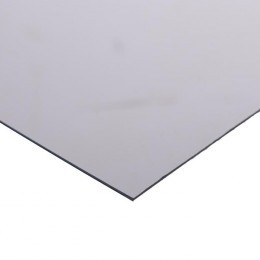 Лист ПЭТ-А, толщина 1 мм, 1.25 × 2.05 м, без УФ, прозрачный
