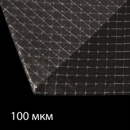Плёнка армированная, полиэтиленовая, толщина 100 мкм, 10 × 2 м, белая