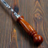 Шампур узбекский 82см, деревянная ручка, (рабочая часть 60см), с узором