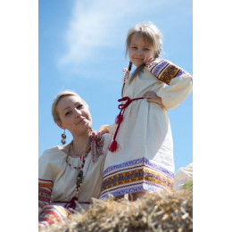 Русский народный костюм РУБАХИ ЖЕНСКИЕ ВАС-00-00-00, рост 86-92