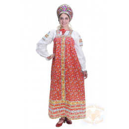 Русский народный костюм САРАФАНЫ Сарафан Наталья НАТ 00-01-00, рост 86-92
