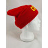 Головной убор шапка шерстяная СССР, вышивка, красная