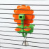 Игрушка-кормушка для птиц "Подсолнух", 7 х 6,7 х 14.5 см