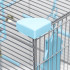 Клетка для птиц "Пижон" №101-Б, разборная, 42 х 30 х 65см (укомплект.) бирюзовая